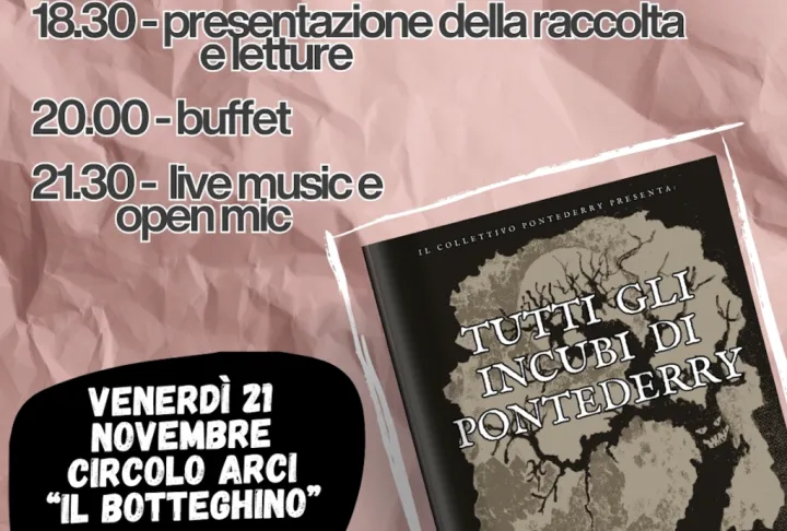 Presentazione di “Tutti gli incubi di Pontederry” – 21 novembre 2025